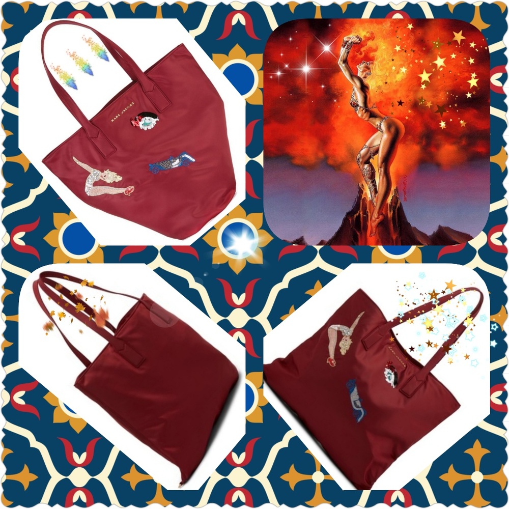 Marc Jacobs "Vintage Collage Wingman" Tote